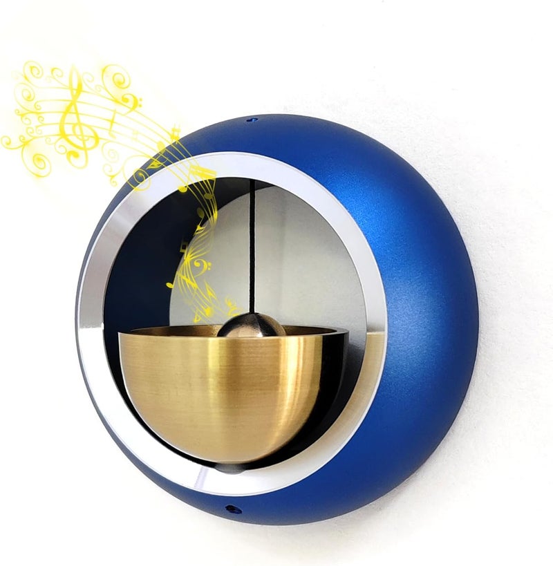 Cizenal Shopkeepers Bell for Door Opening, Door Chime for Business When Entering, Easy to Install Magnetic Doorbell, Unique Business Decorations and Entrance Hanging Decorations- Creative Gift (Blue) - Image 1